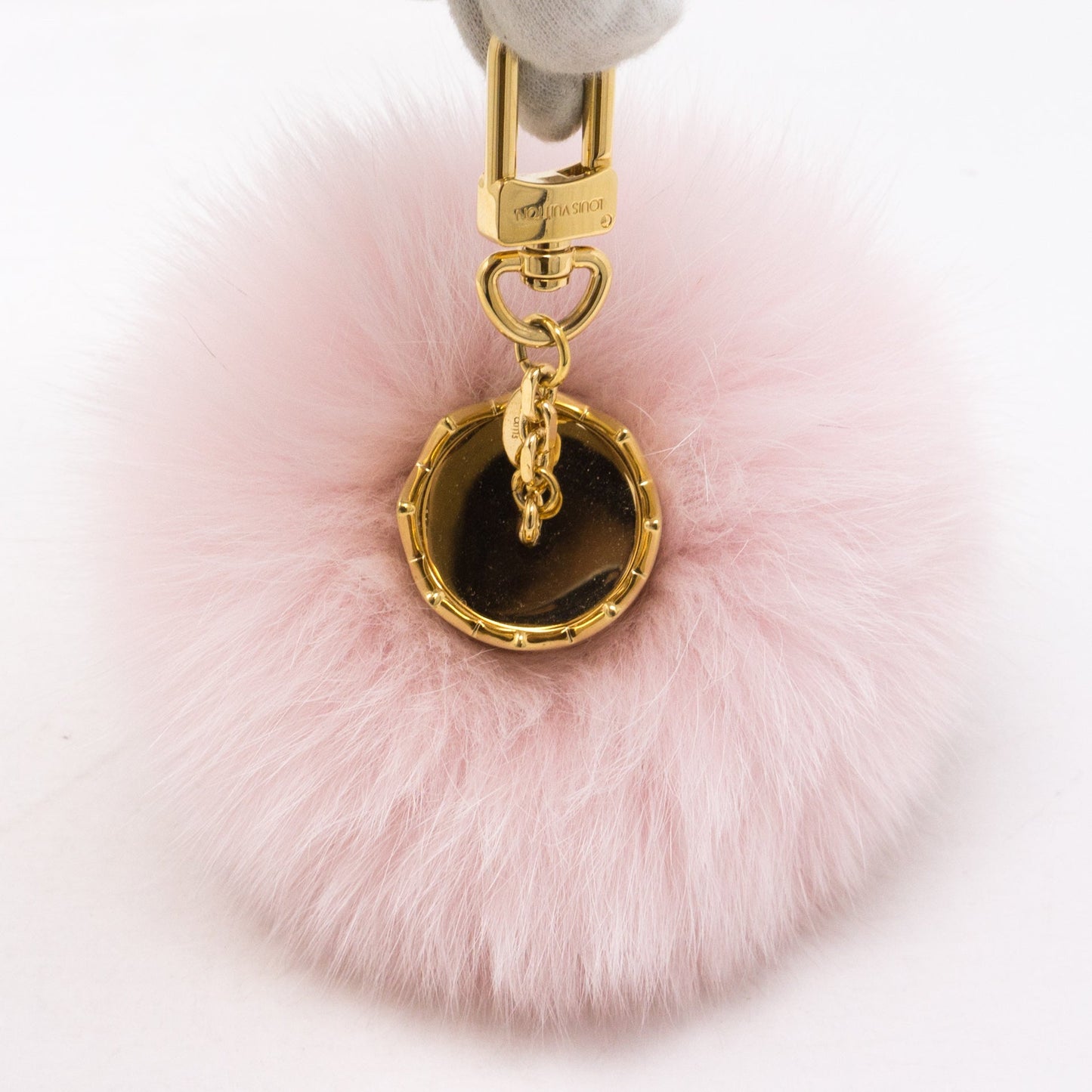 Louis-vuitton Fuzzy Bubble Bag Charm Light Pink