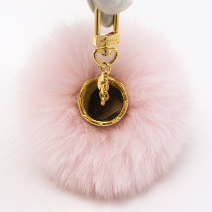 Louis-vuitton Fuzzy Bubble Bag Charm Light Pink