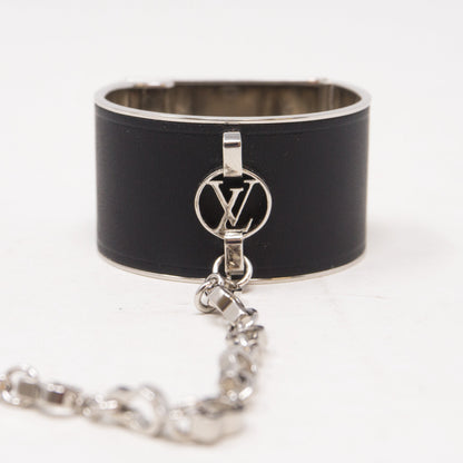 Louis-vuitton Black Silver Scarf Ring