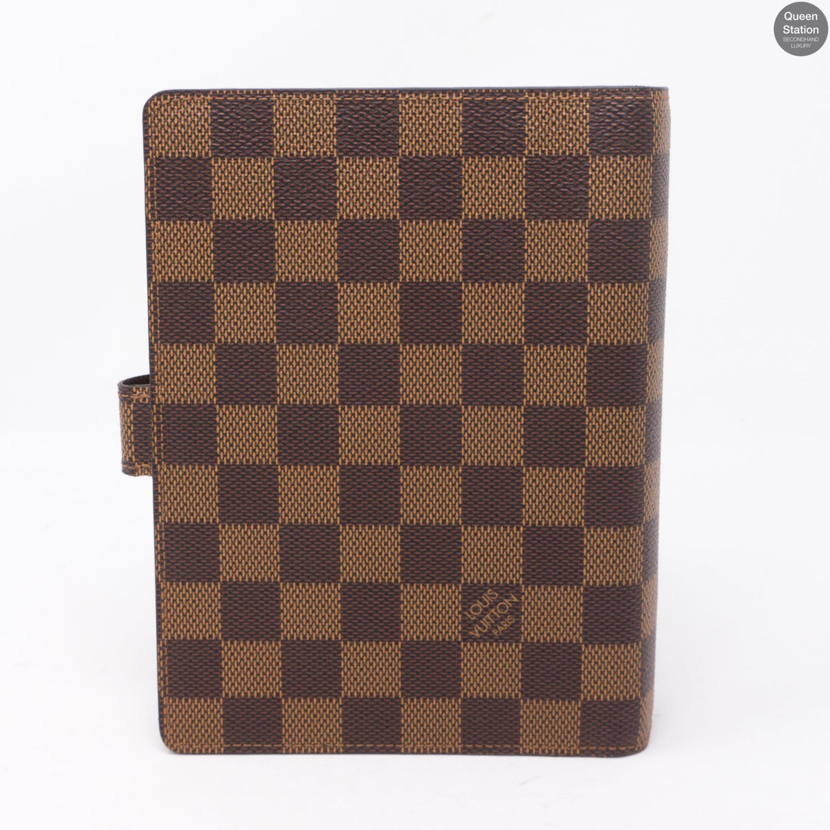 Louis-vuitton Medium Ring Agenda Cover Damier Ebene