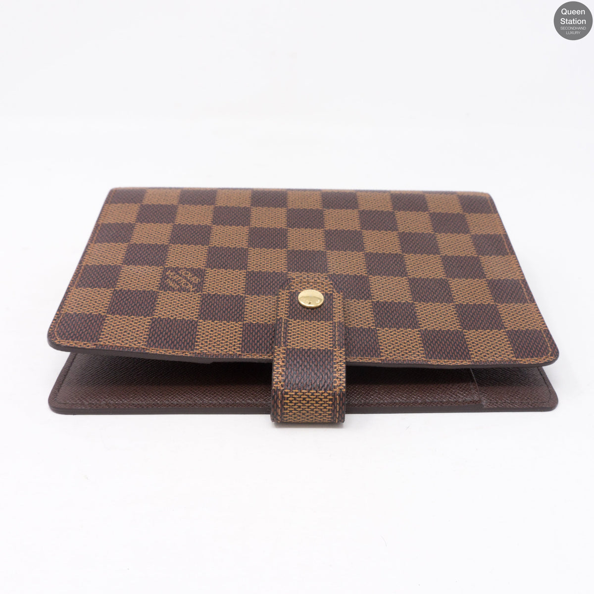 Louis-vuitton Medium Ring Agenda Cover Damier Ebene