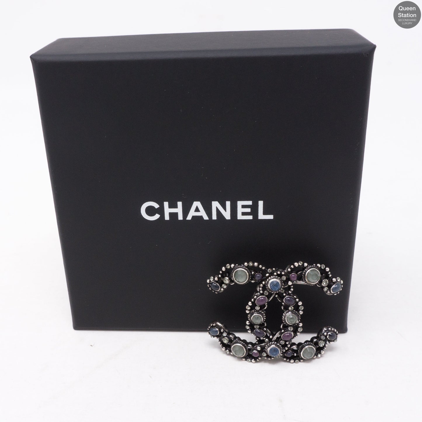 CC Brooch Ruthenium