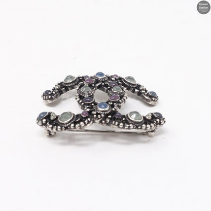 CC Brooch Ruthenium