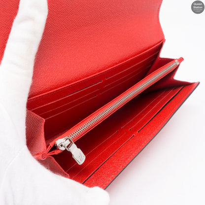 Louis-vuitton Louise Wallet Red Epi Leather