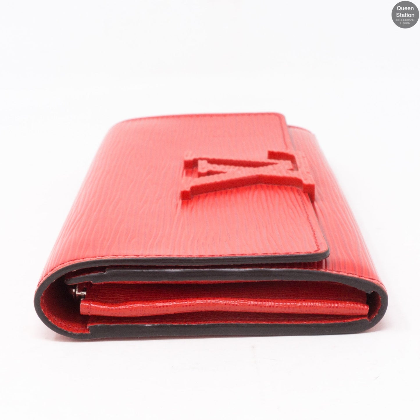 Louis-vuitton Louise Wallet Red Epi Leather