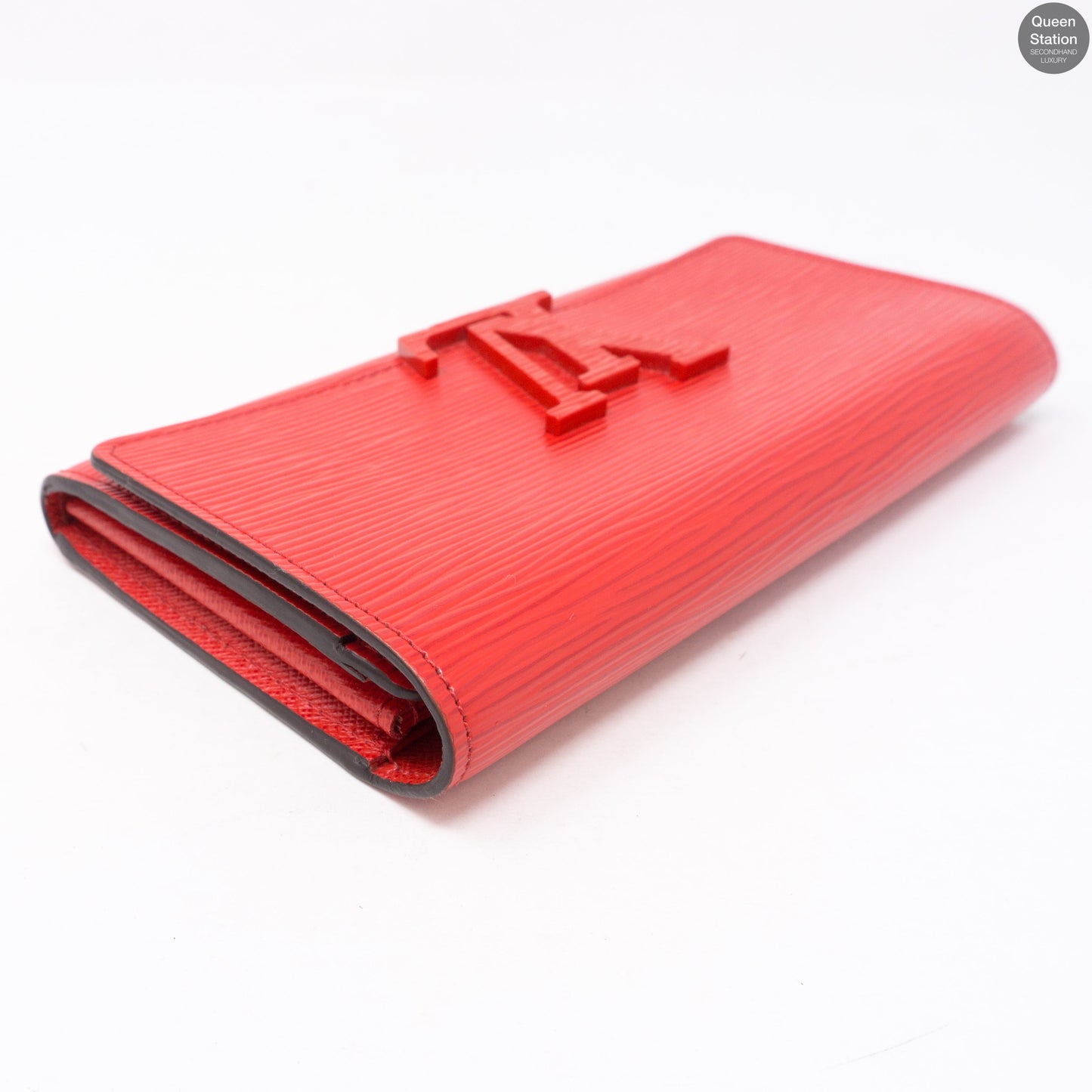 Louis-vuitton Louise Wallet Red Epi Leather