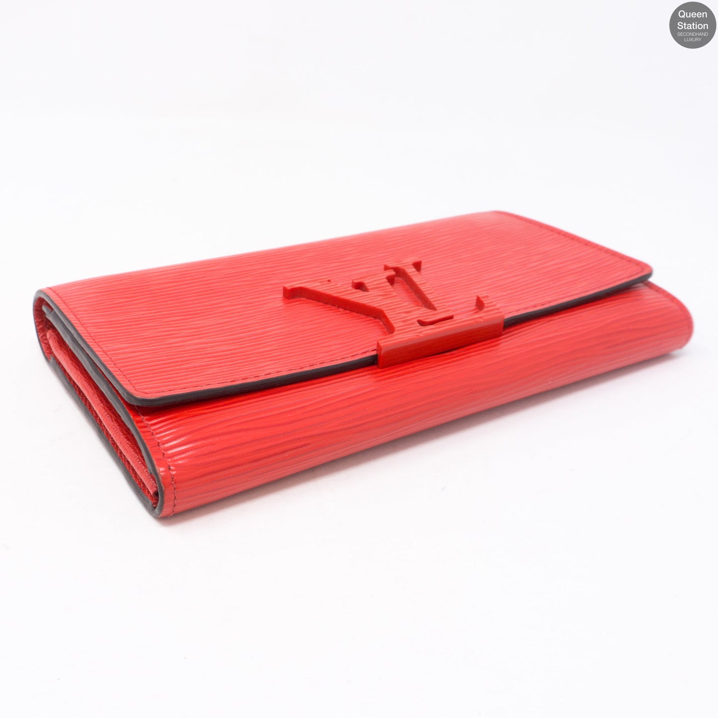 Louis-vuitton Louise Wallet Red Epi Leather