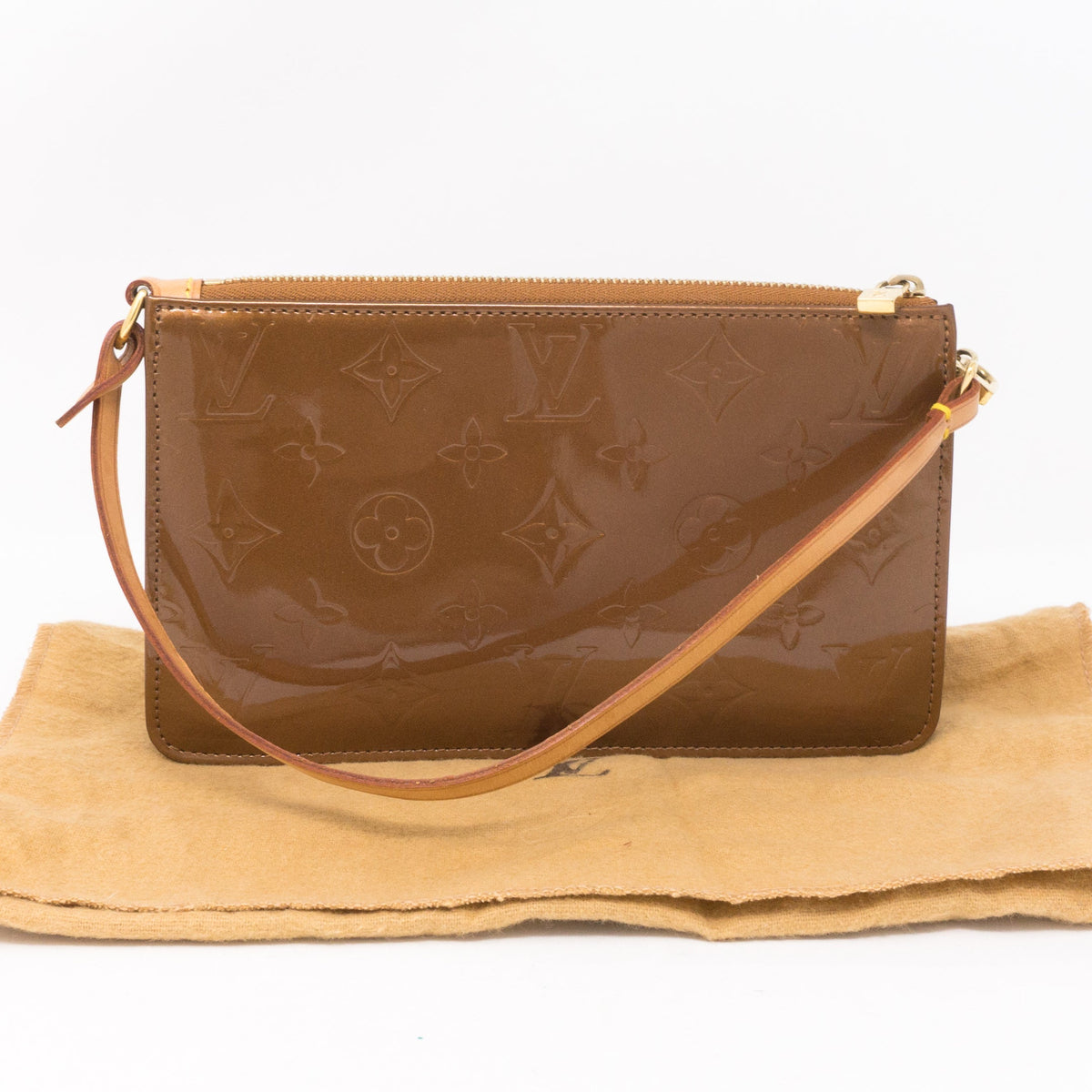 Louis-vuitton Lexington Pochette Vernis Bronze