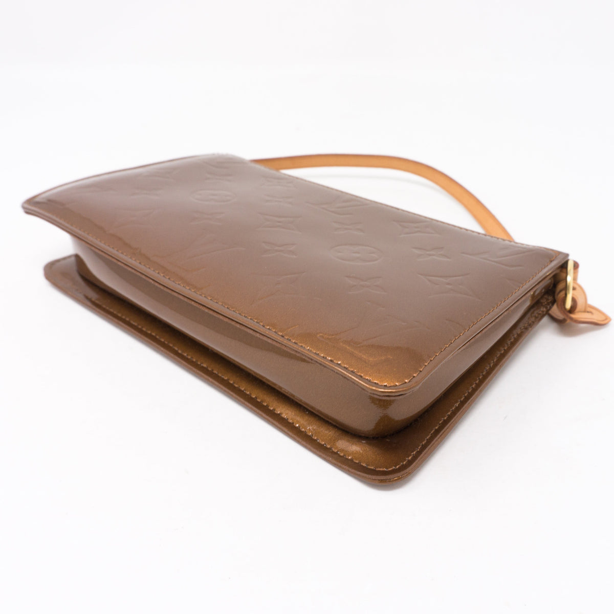 Louis-vuitton Lexington Pochette Vernis Bronze