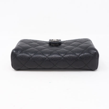 Mini Purse Black Caviar Leather