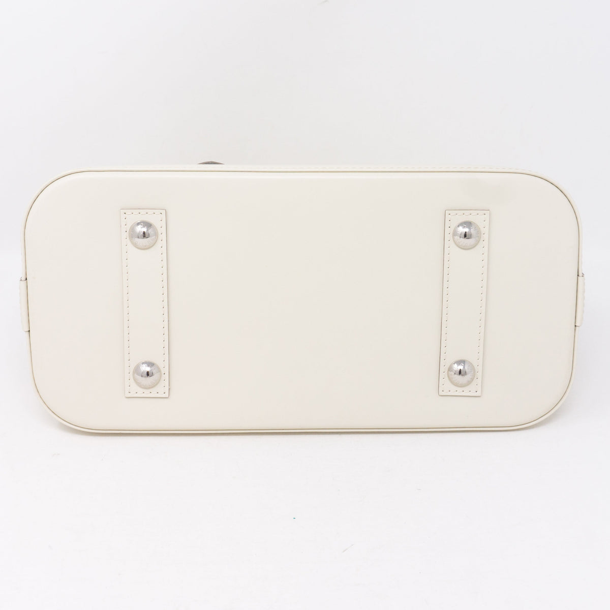 Louis-vuitton Alma PM White Epi Leather
