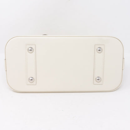 Louis-vuitton Alma PM White Epi Leather