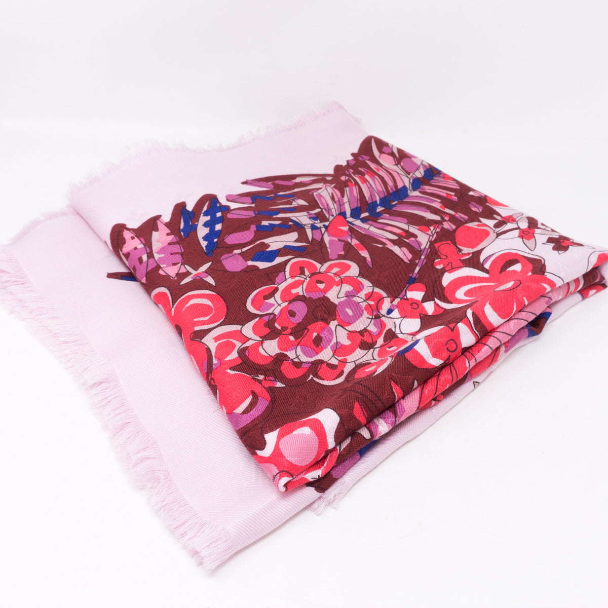 Louis-vuitton Monogram Shawl Devorgram Pink