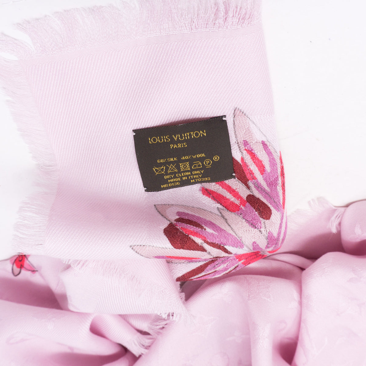 Louis-vuitton Monogram Shawl Devorgram Pink