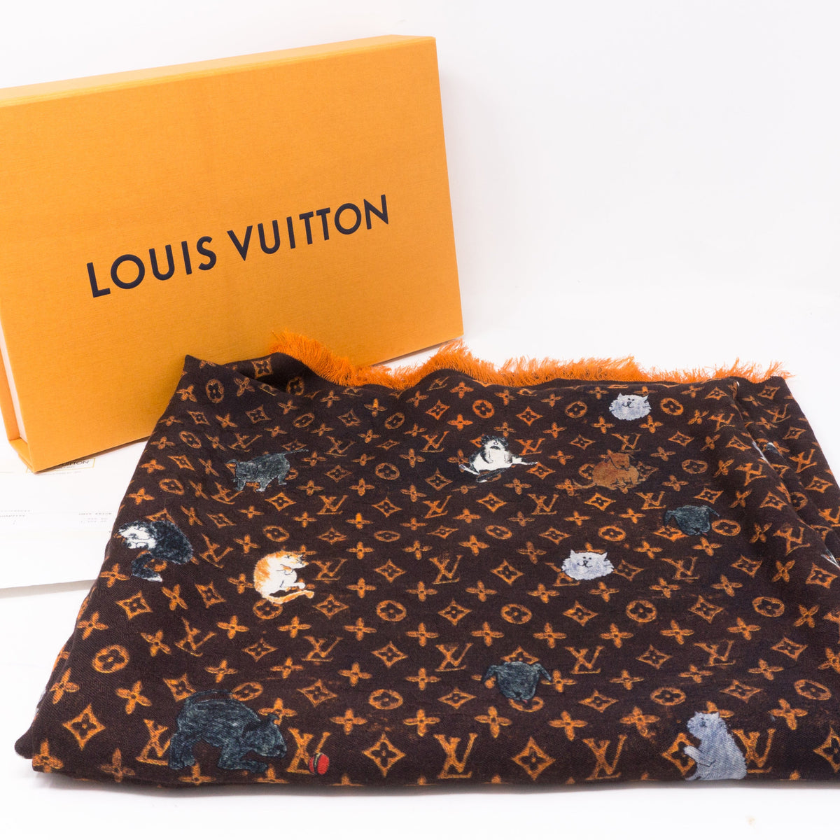 Louis-vuitton Catogram Light Monogram Shawl