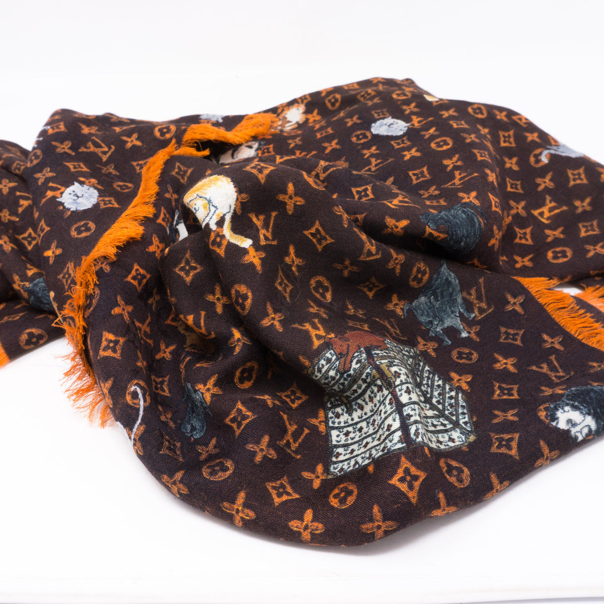 Louis-vuitton Catogram Light Monogram Shawl