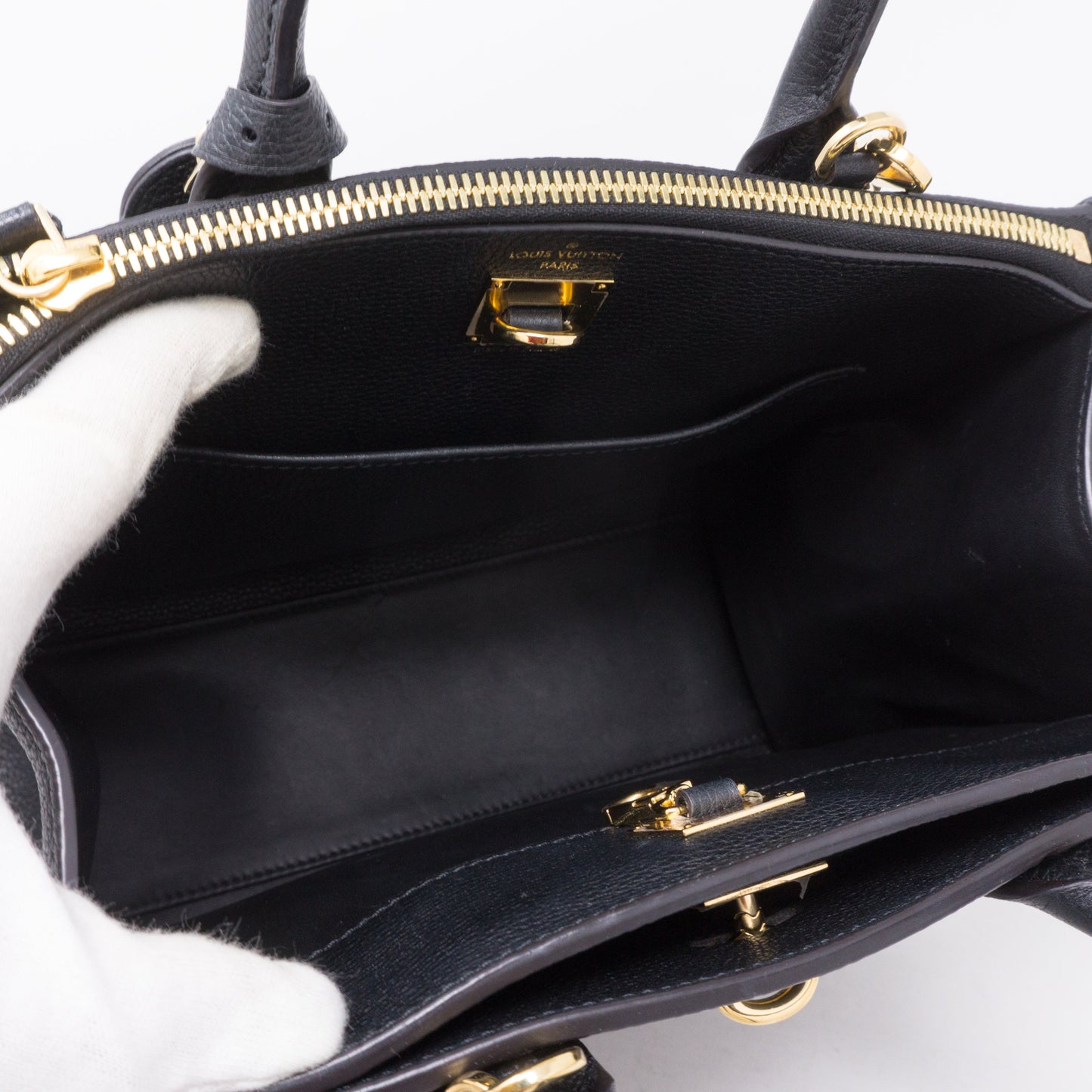 Louis-vuitton City Steamer PM Noir Electric Leather