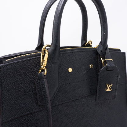 Louis-vuitton City Steamer PM Noir Electric Leather
