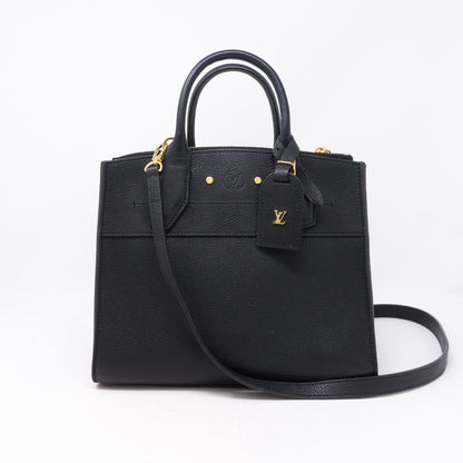 Louis-vuitton City Steamer PM Noir Electric Leather
