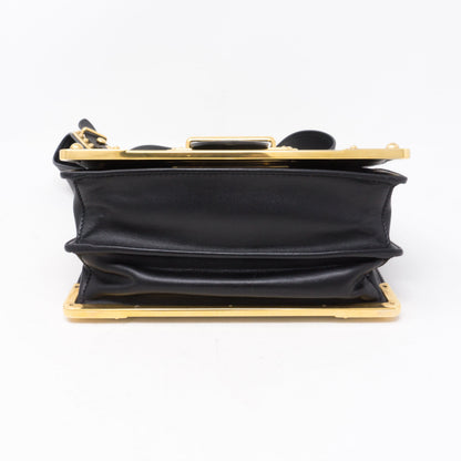 Cahier Black Leather Bag
