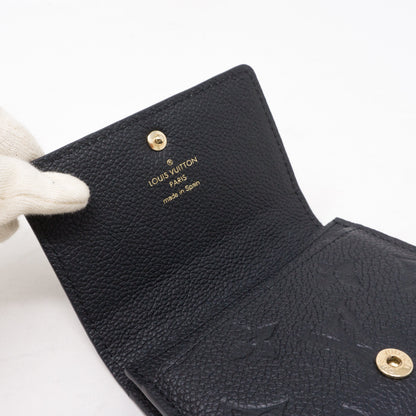 Louis-vuitton Card Holder Black Monogram Empreinte
