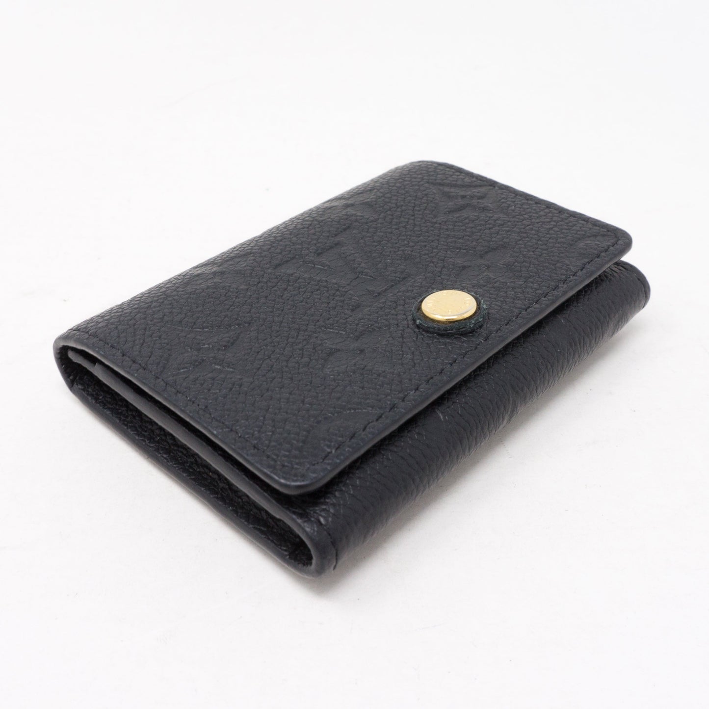 Louis-vuitton Card Holder Black Monogram Empreinte