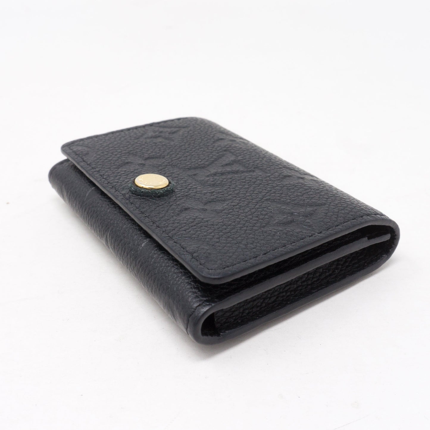 Louis-vuitton Card Holder Black Monogram Empreinte