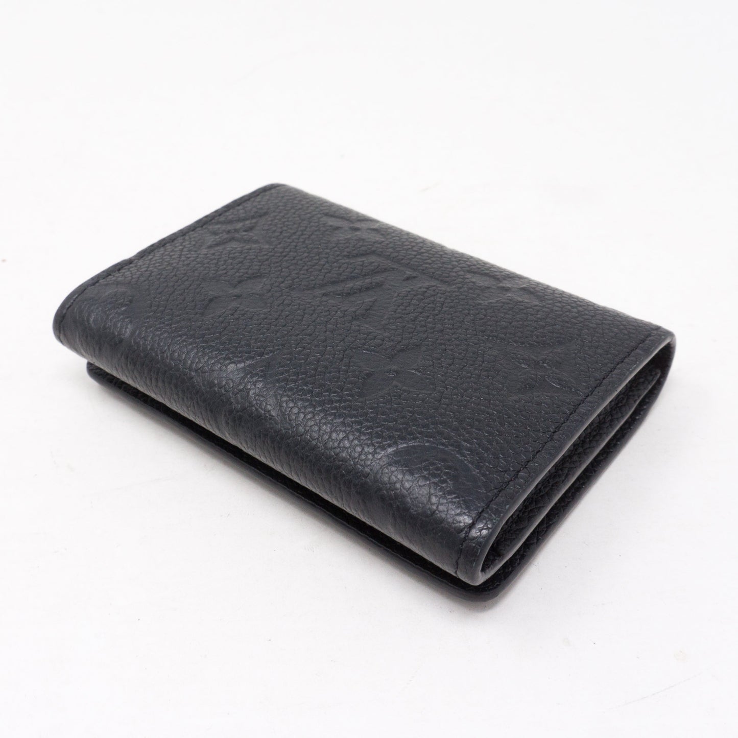 Louis-vuitton Card Holder Black Monogram Empreinte
