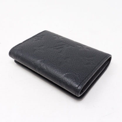 Louis-vuitton Card Holder Black Monogram Empreinte