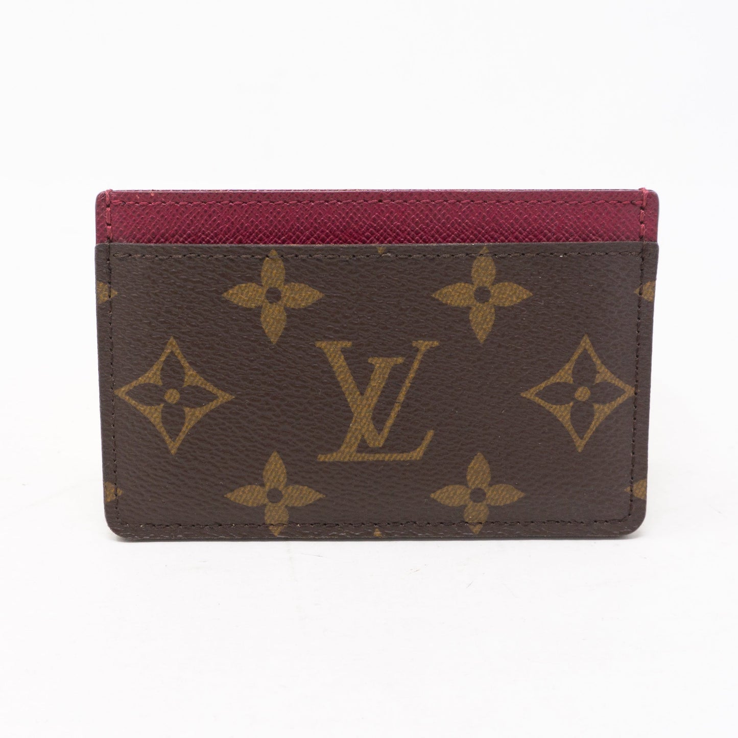 Louis-vuitton Card Holder Monogram Fuchsia