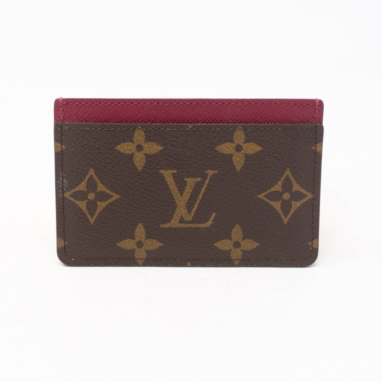 Louis-vuitton Card Holder Monogram Fuchsia