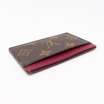 Louis-vuitton Card Holder Monogram Fuchsia