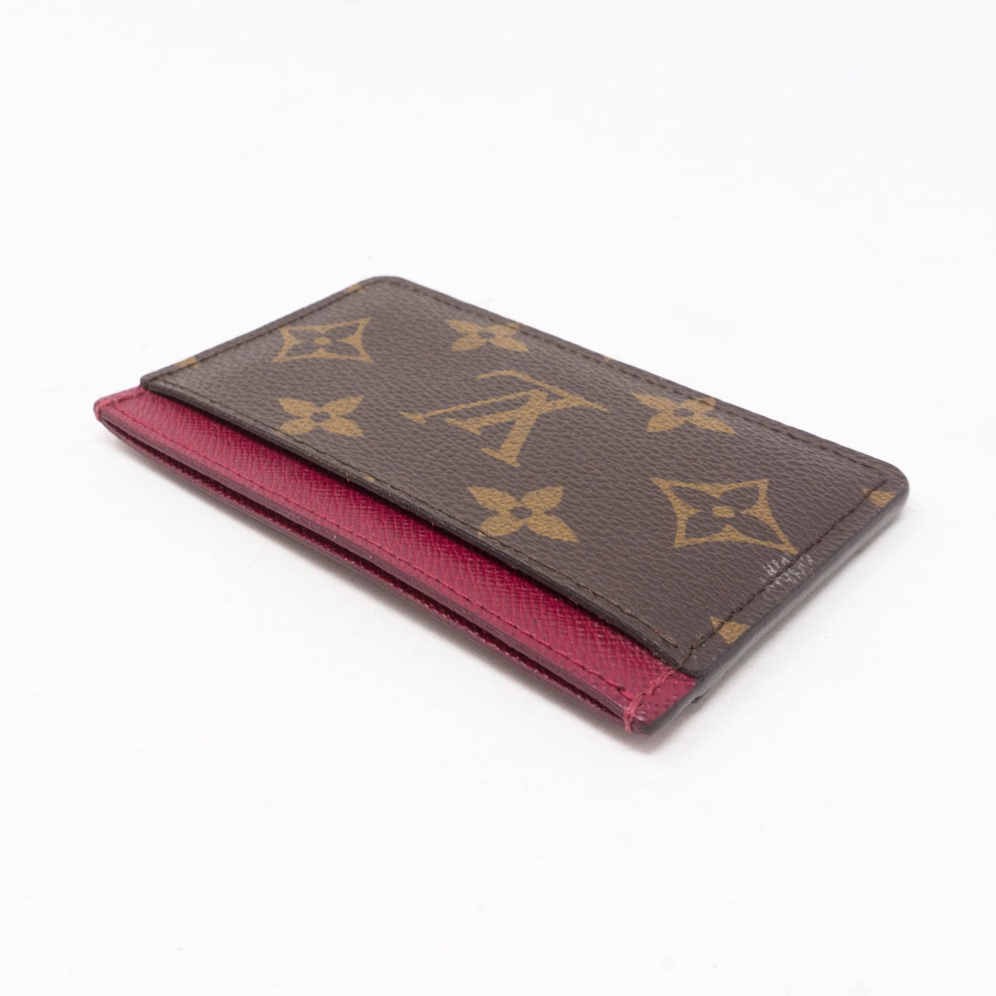 Louis-vuitton Card Holder Monogram Fuchsia