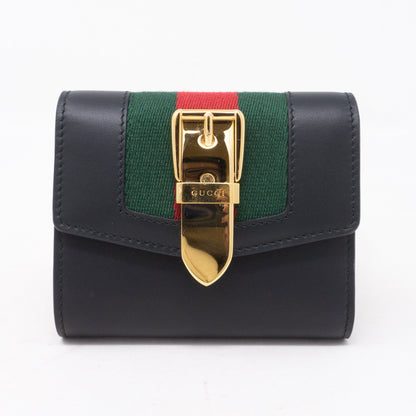 Sylvie Wallet Black Leather