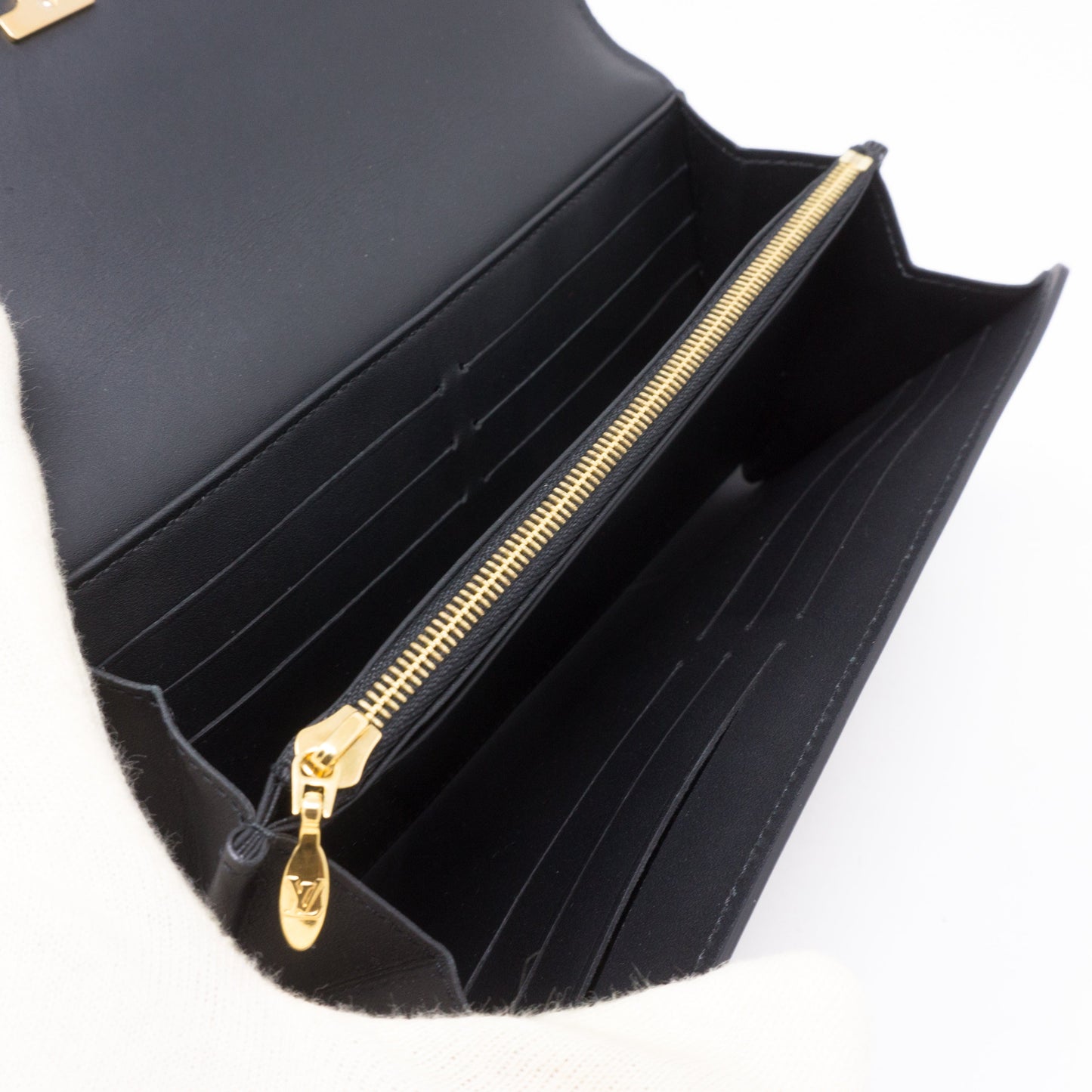 Louis-vuitton Louise Wallet Vernis Black