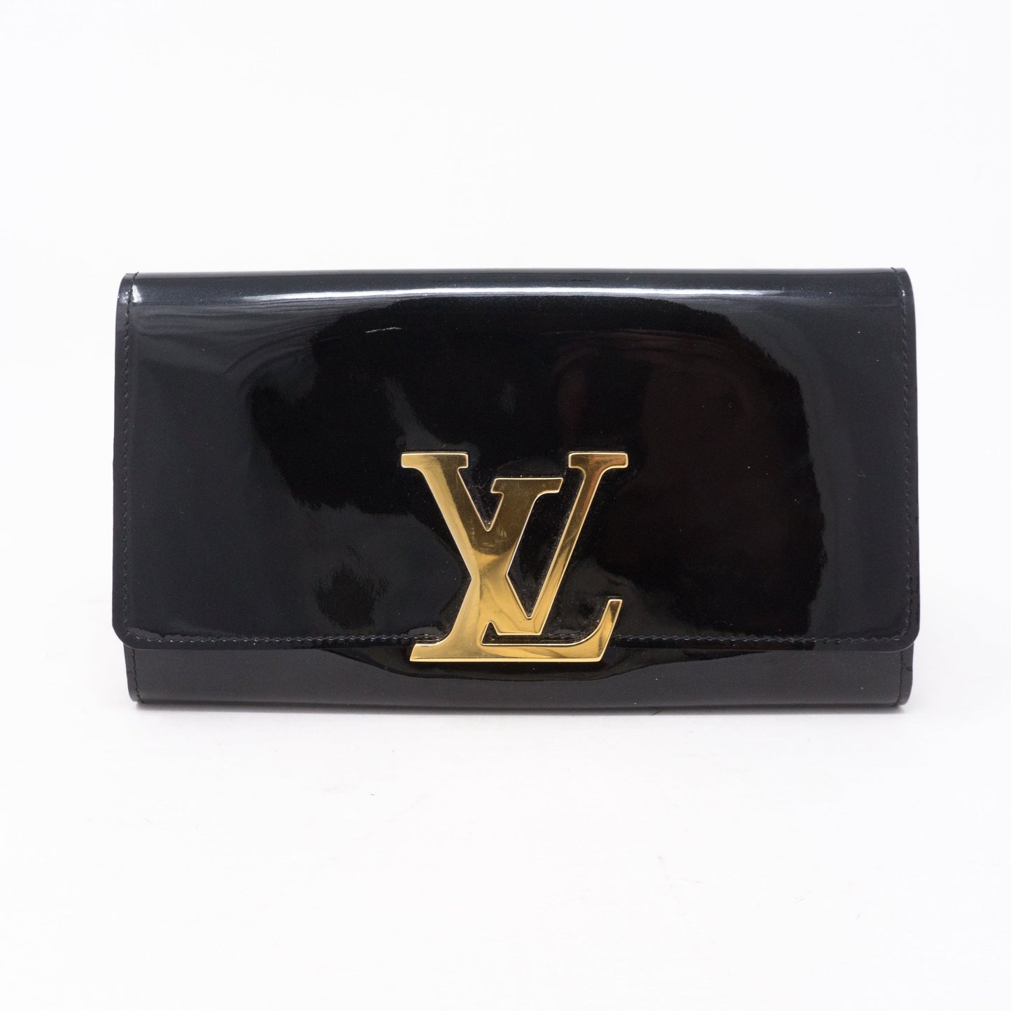 Louis-vuitton Louise Wallet Vernis Black