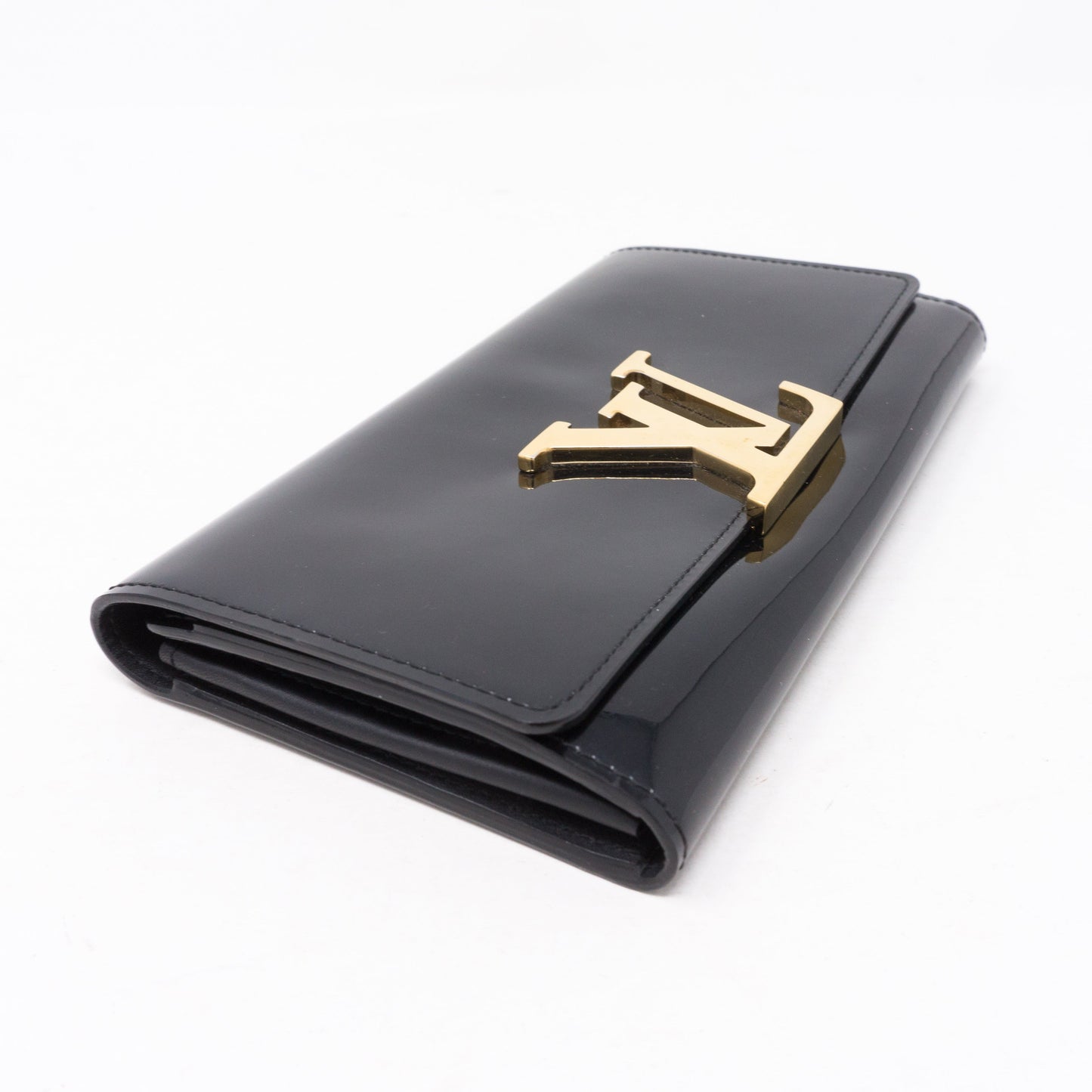 Louis-vuitton Louise Wallet Vernis Black