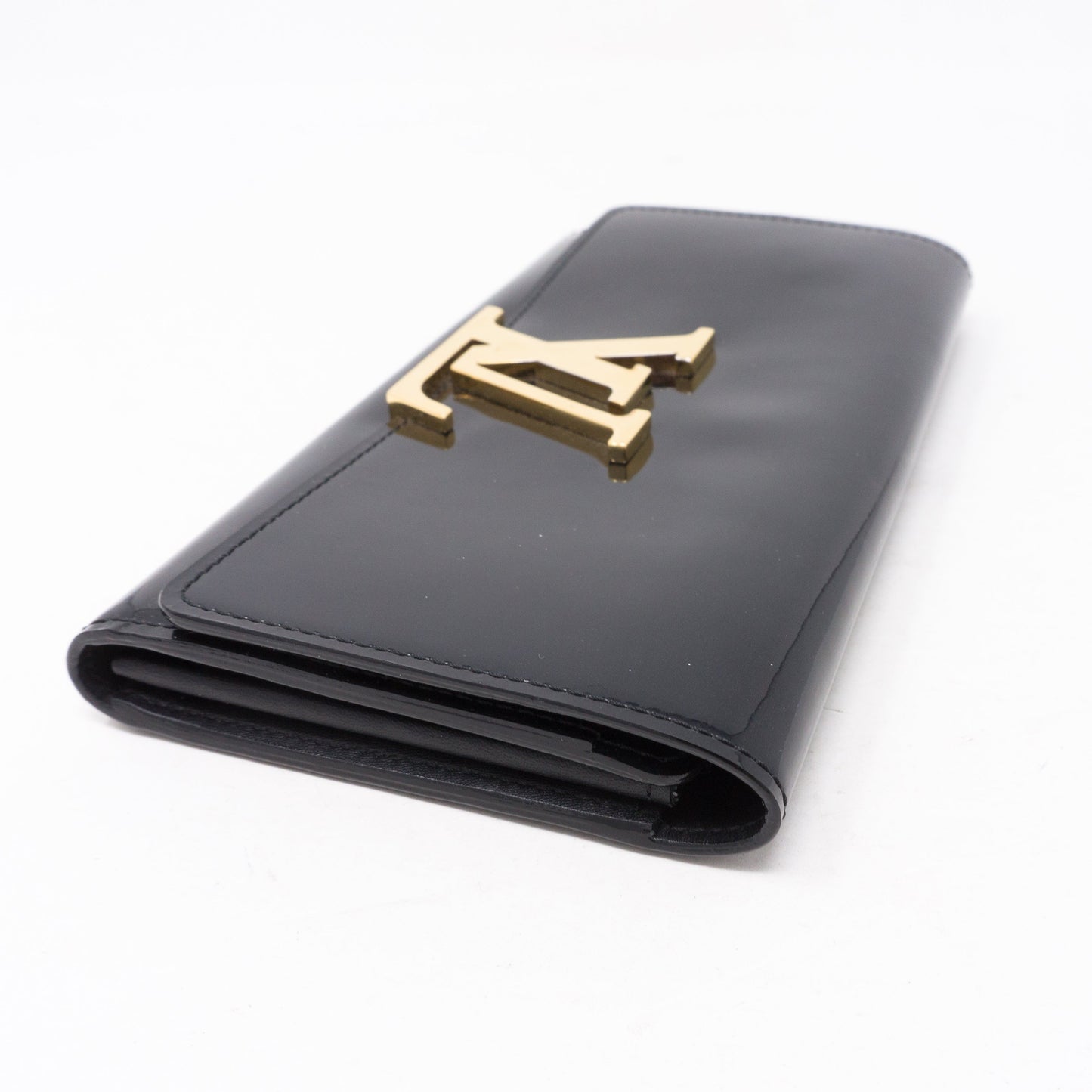 Louis-vuitton Louise Wallet Vernis Black