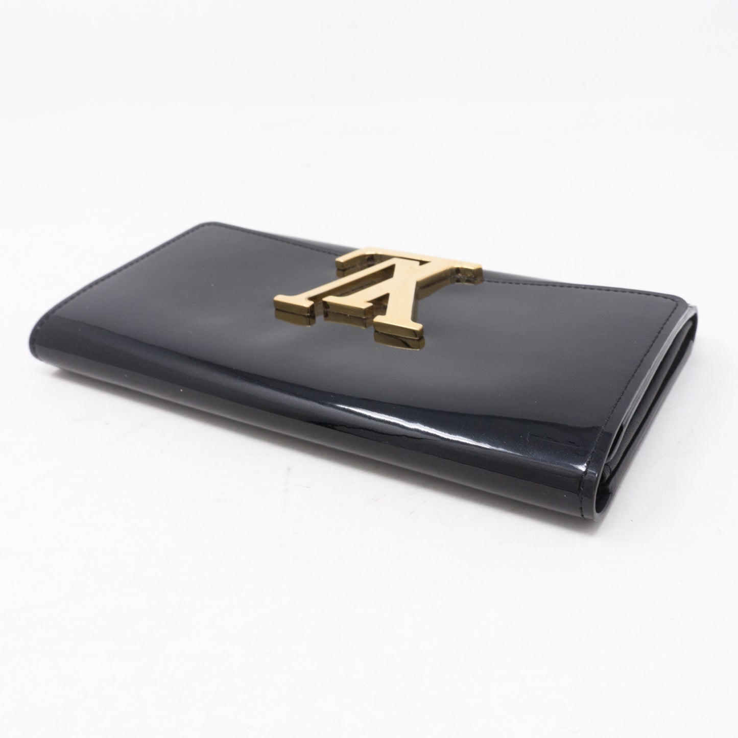 Louis-vuitton Louise Wallet Vernis Black