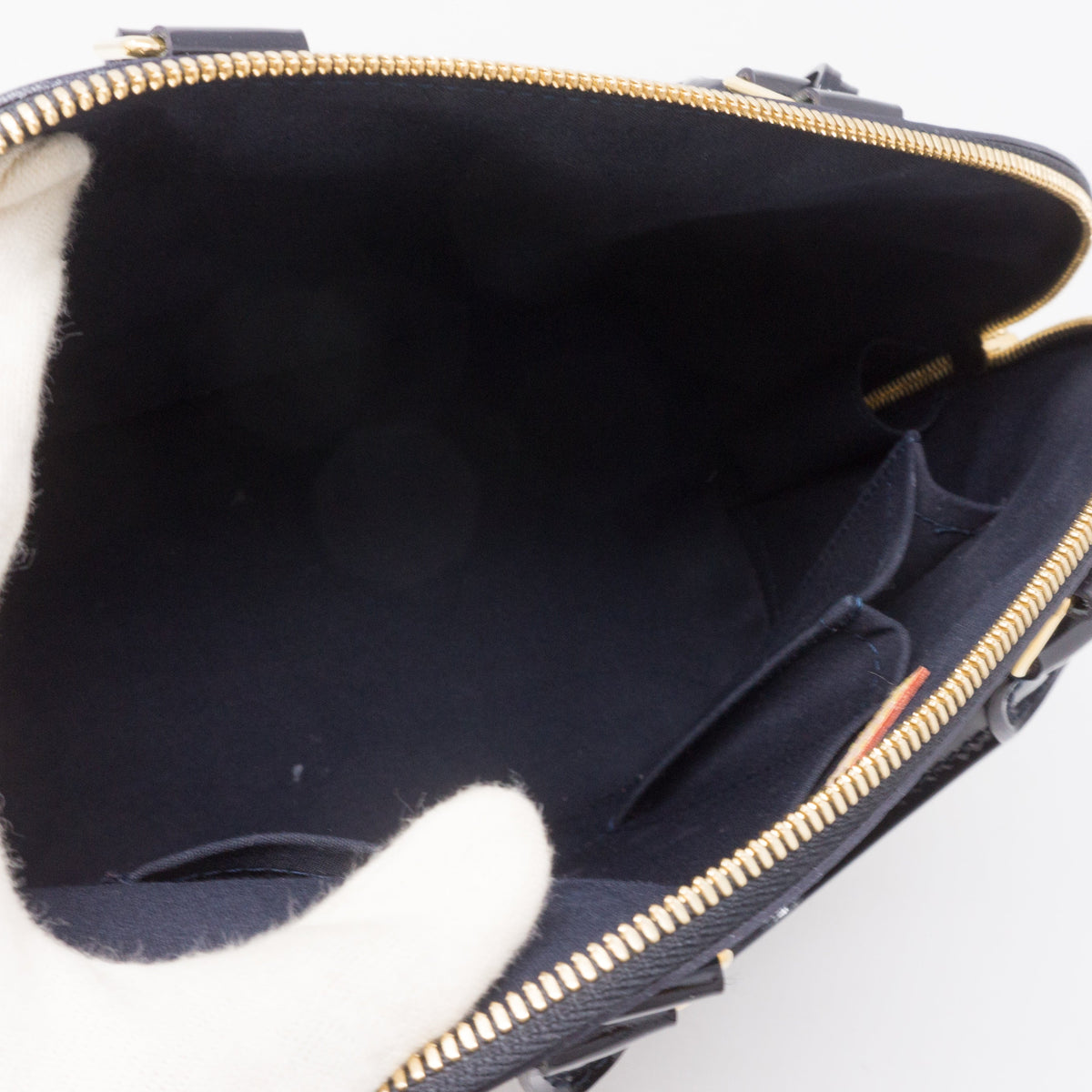 Louis-vuitton Alma PM Bleu Infini Vernis