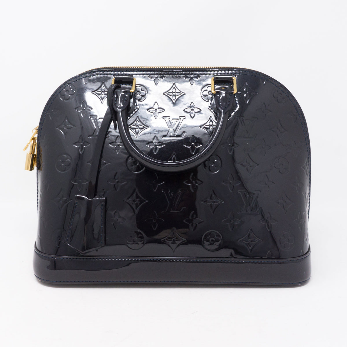 Louis-vuitton Alma PM Bleu Infini Vernis