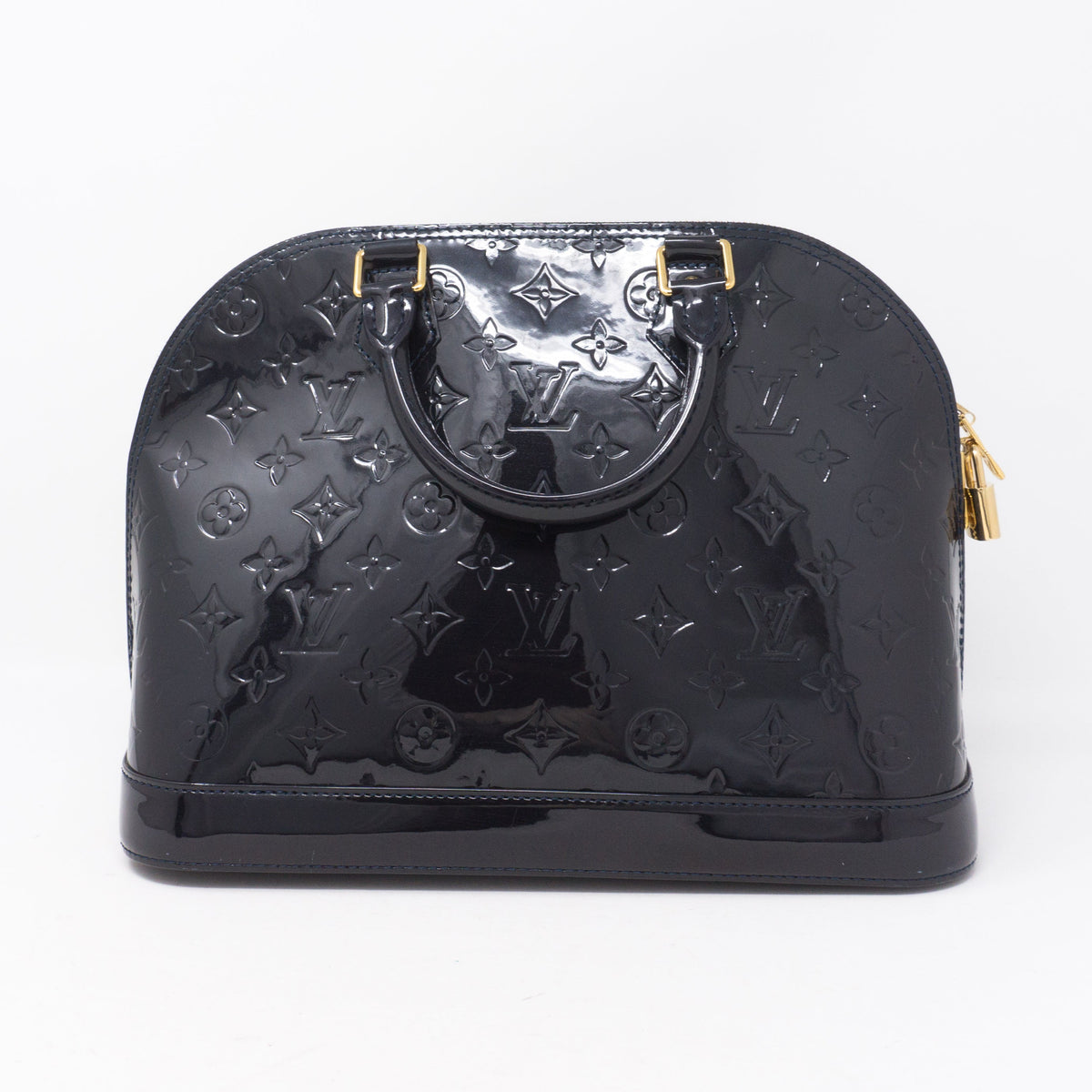 Louis-vuitton Alma PM Bleu Infini Vernis