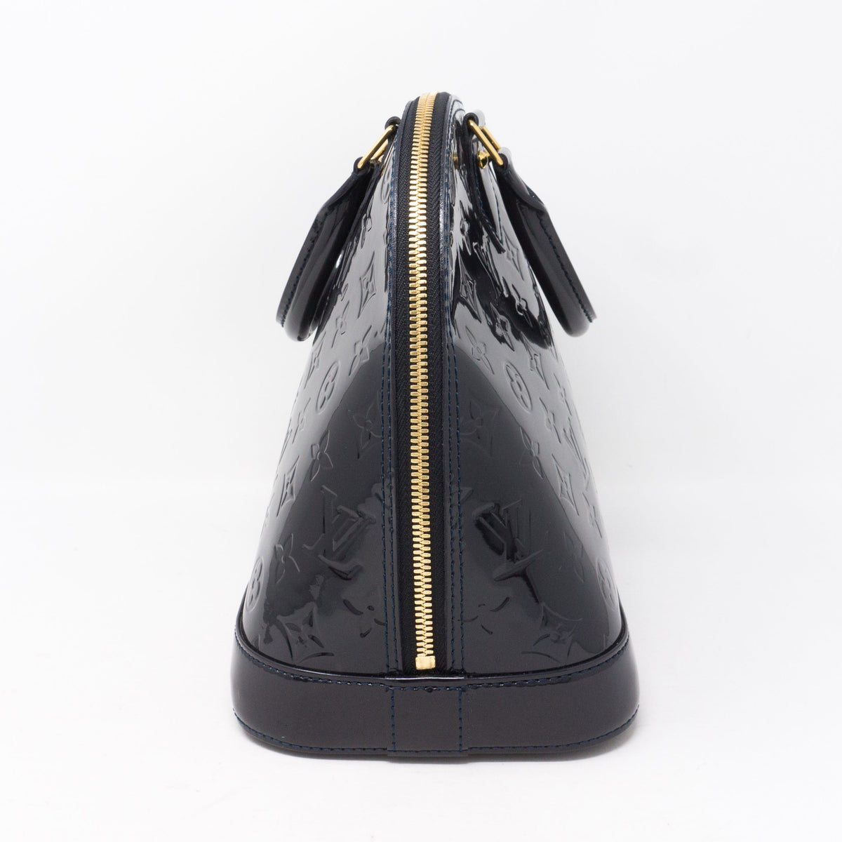 Louis-vuitton Alma PM Bleu Infini Vernis