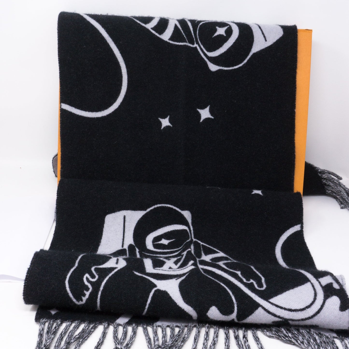 Louis-vuitton Satellite City Scarf Black