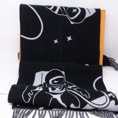 Louis-vuitton Satellite City Scarf Black