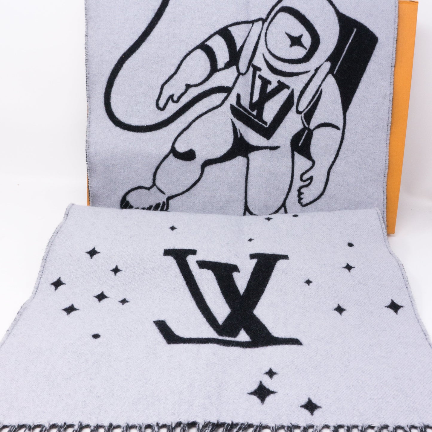 Louis-vuitton Satellite City Scarf Black
