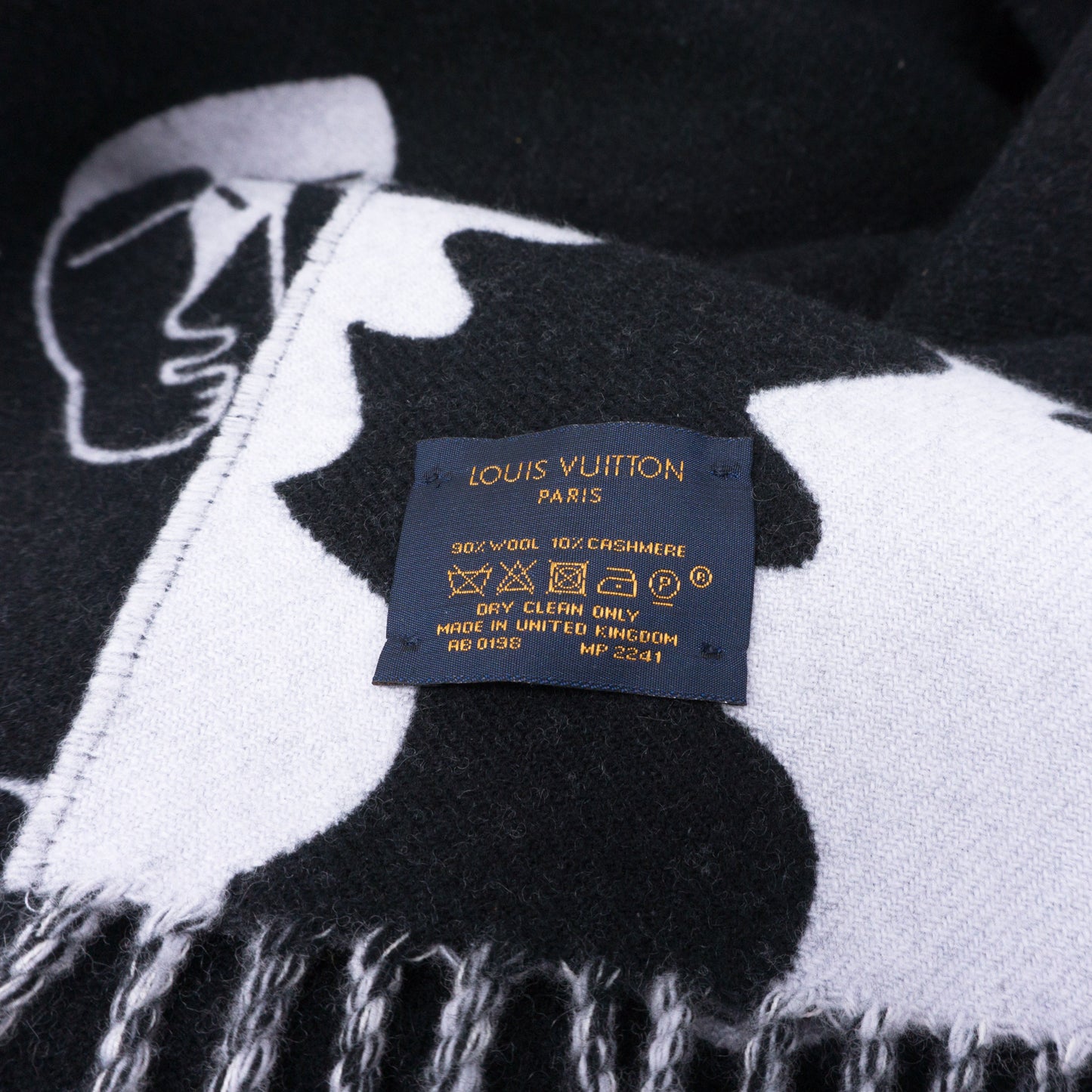 Louis-vuitton Satellite City Scarf Black
