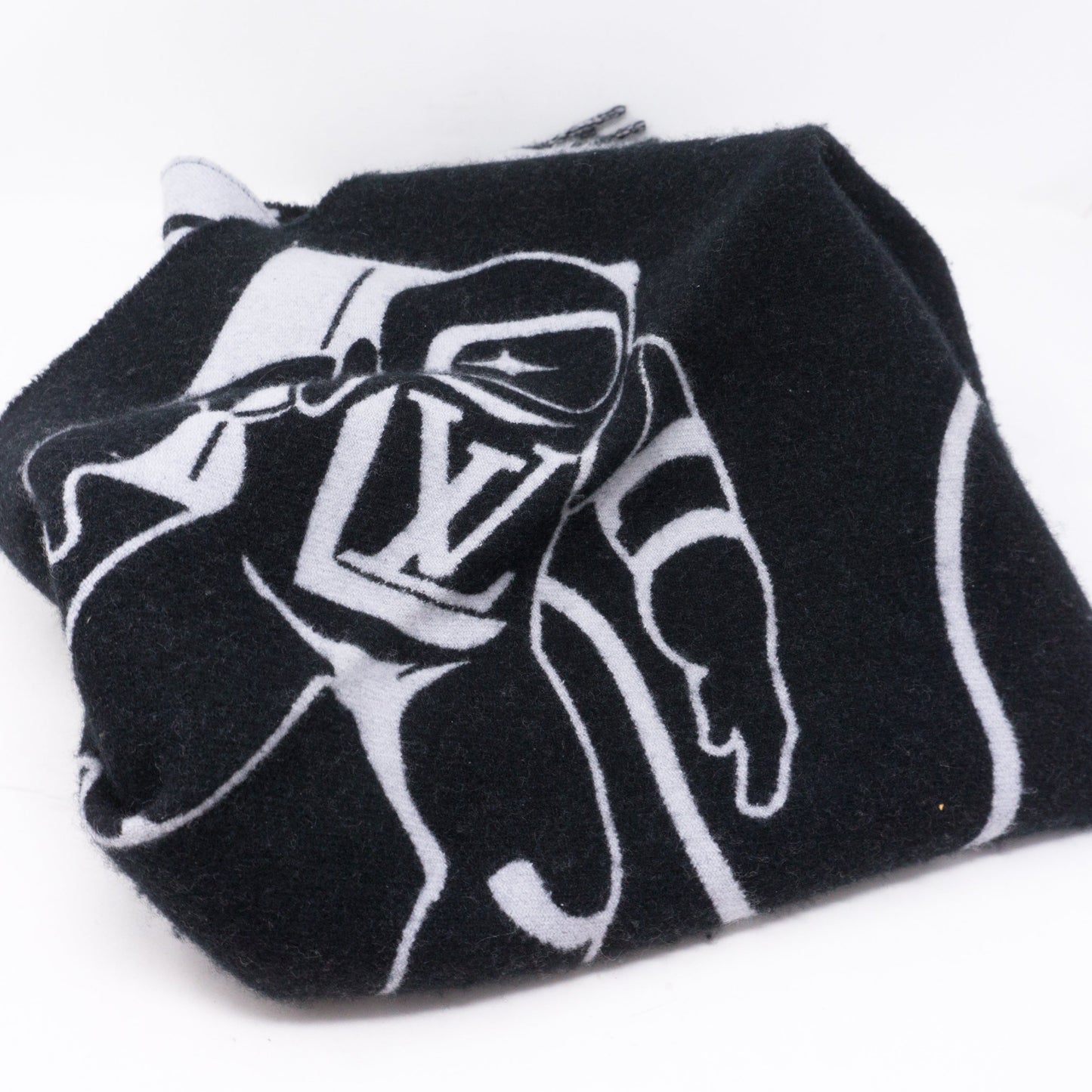Louis-vuitton Satellite City Scarf Black