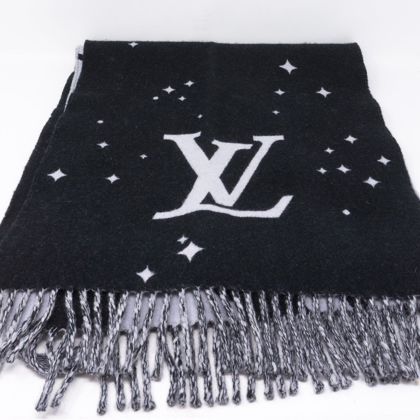 Louis-vuitton Satellite City Scarf Black
