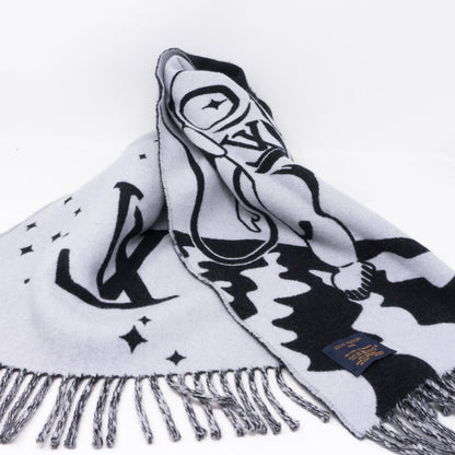 Louis-vuitton Satellite City Scarf Black